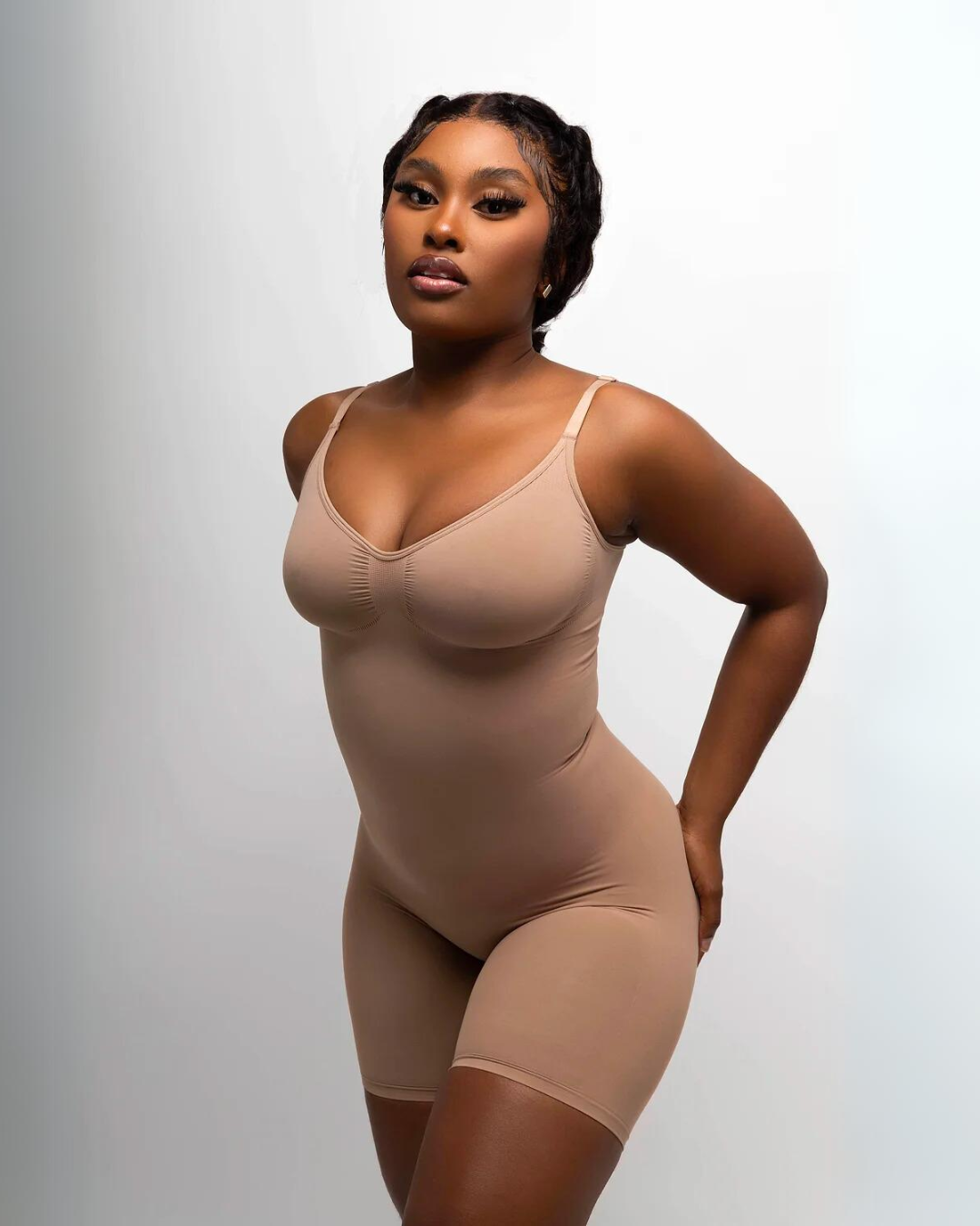 Body sculptant sans coutures mi-cuisse