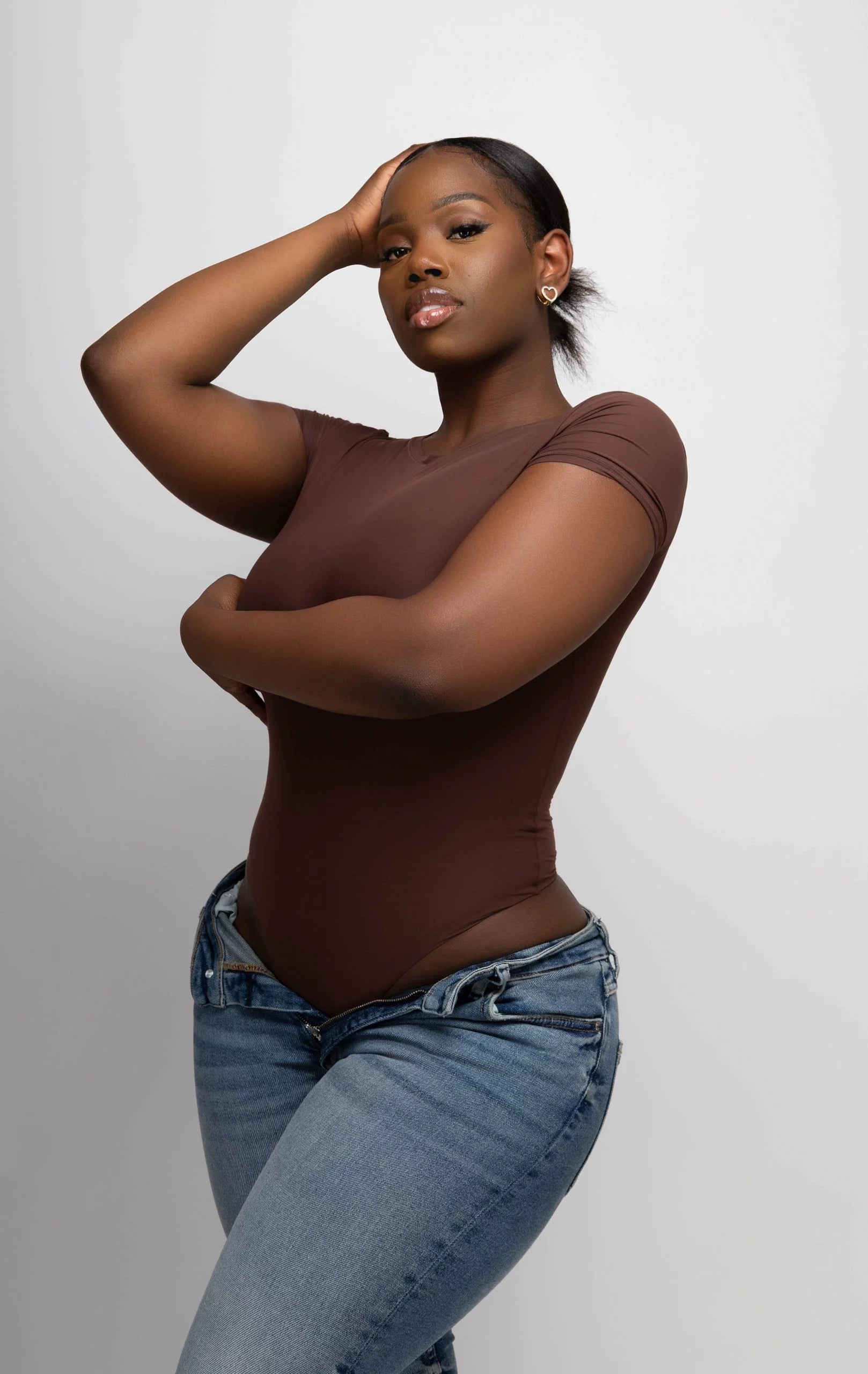 Body sculptant sans couture - manches courtes